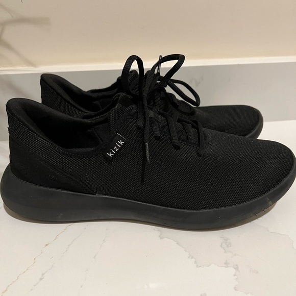 Kizik Shoes Kizik Eco Black Knit Laced Unisex Sneakers Mens Size 15 Poshmark
